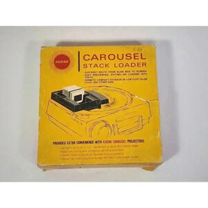 Kodak Carousel Stack Loader‎ Model B40 Slide Tray Vintage in Box w/Instructions